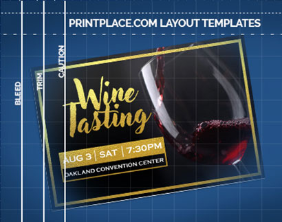 Foil Invitations Layout Templates